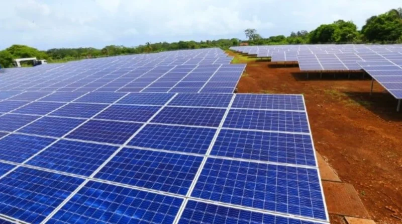 parte solar, Nicaragua, gobierno de Nicaragua, puerto sandino, empleo en familias, impulso de energía,