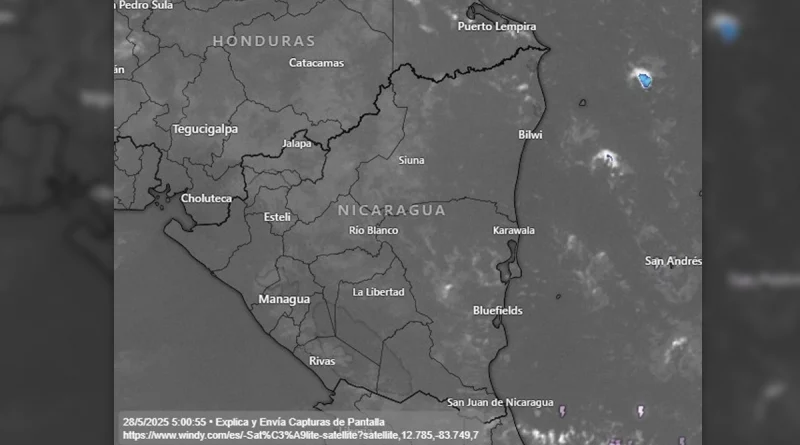 nicaragua, clima, ineter, miercoles,
