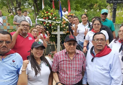 fetsalud, fnt, silvia ferrufino, nicaragua, homenaje, transito a la inmortalidad,