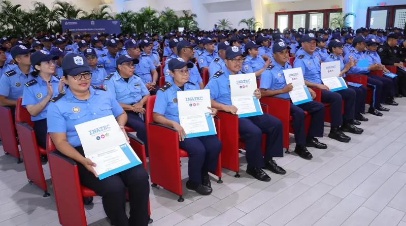 nicaragua, policia nacional, inatec, programa, angelita morales avilés