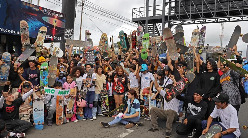 nicaragua, alcaldia de managua, skateboarding, deportes,