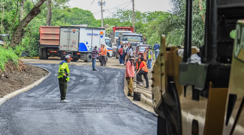 nicaragua, alcaldia de managua, calles para el pueblo,