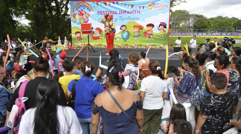 dia de niño, parque luis alfonso, alcaldia de managua, festival,