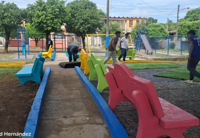 alcaldia de managua, nicaragua, reyna rueda, parques,