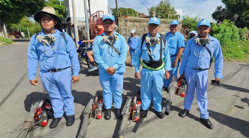 MINSA, Managua, jornada de prevención, eliminar criaderos de zancudos, barrio Villa Roma, prevenir enfermedades vectoriales,