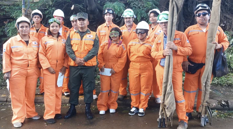 nicaragua, managua, ejercicio de preoteccion,