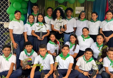 amor verde, mined, estrategia nacional de educación de nicaragua, inatec, estudiantes de nicaragua, medio ambiente, redes sociales, maestros nicaragüenses