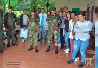 Ejército de Nicaragua, vacunación, fumigación, abatización, antiepidémica, Mataglapa, MINSA,