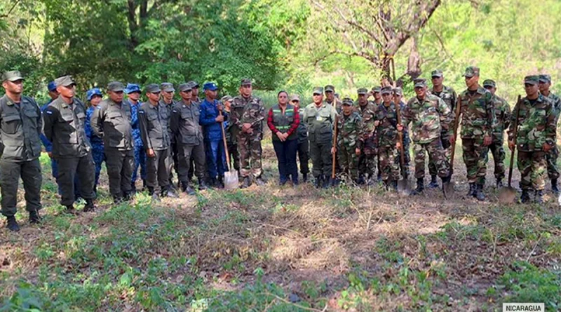 marena, ejercito de nicaragua, jornada ecologica, managua,