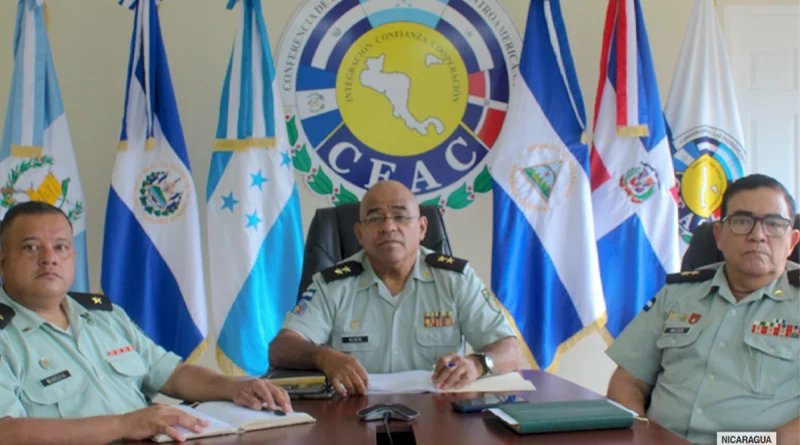 ejercito de nicaragua, taller, reunion, plantaciones forestales,