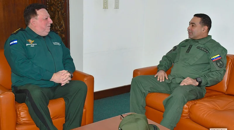 ejercito de nicaragua, fuerza armada de venezuela, reunion de trabajo,