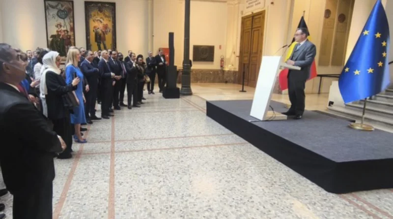 embajada de nicaragua, belgica, primer ministro, encuentro,