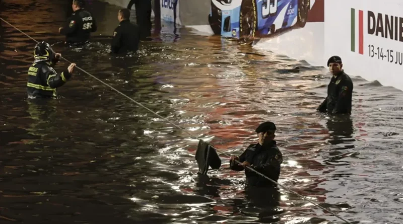 México, lluvias, inundación, afecto, transporte, provoca,