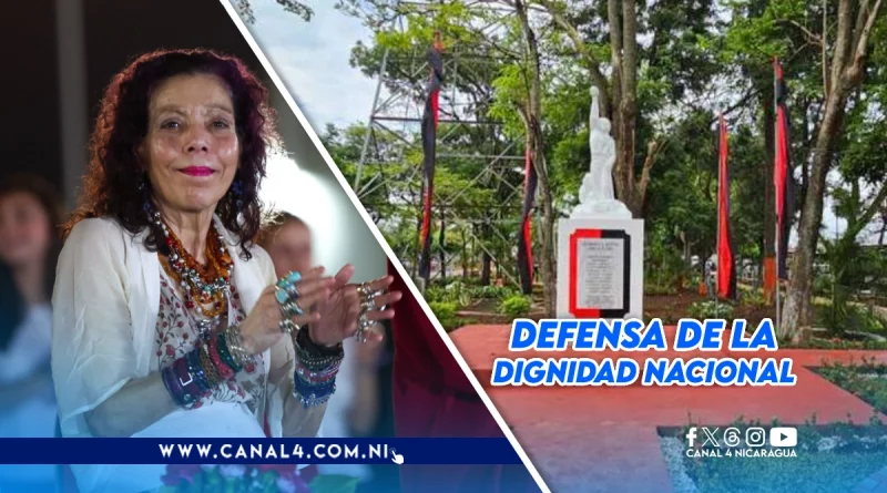 héroes, La Reforma, Masaya, Rosario Murillo, Nicaragua, monumento, celebra, defensa de la justicia,