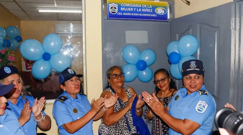 inauguración, comisaría de la mujer, Managua, Policía Nacional, barrio Jorge Dimitrov,