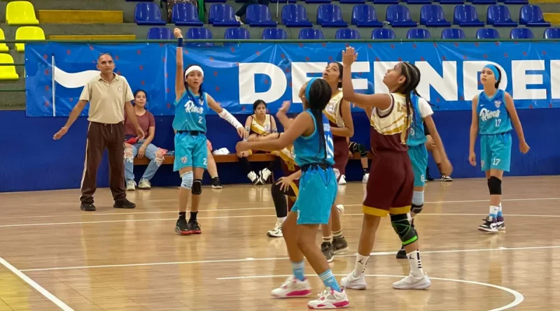 baloncesto femenino, MINED, IND, encuentros nacionales, Juegos Escolares Nacionales, estudiantes, deporte, Nicaragua,
