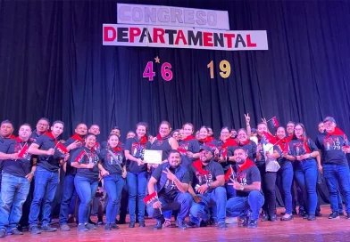 juventud sandinista 19 de julio, nicaragua, matagalpa congreso departamental,