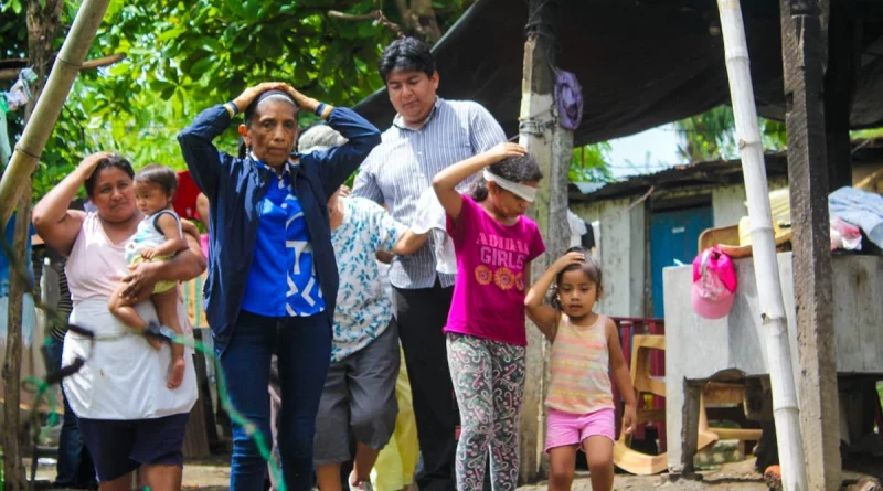 sinapred, segundo ejercicio nacional, nicaragua, informe sinapred