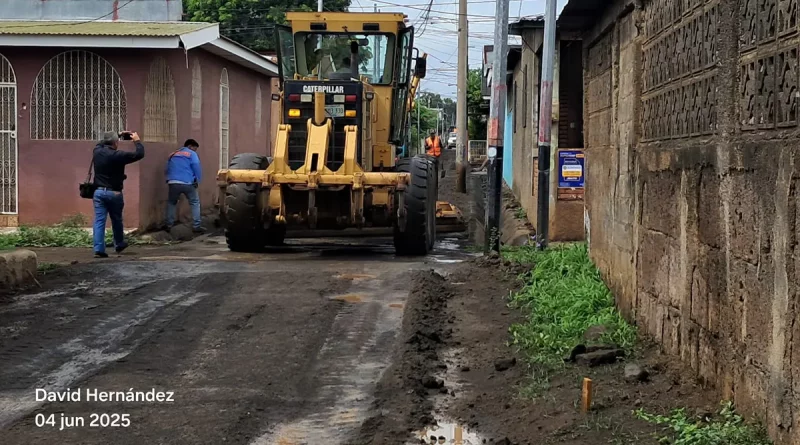 Managua, Calles para el pueblo, Alcaldía de Managua, Américas 1, avances, Reyna Rueda, supervisa, nuevas calles,