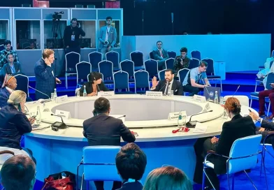 Laurea Ortega, Panel, Mensaje, participa, Los Medios BRICS en la lucha por la Libertad de Expresión y una Agenda Cultural e Informativa Alternativa, San Petersburgo, Rusia, Nicaragua,