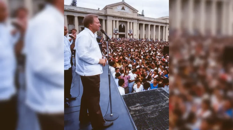 Reverendo Jimmy Swaggart, pronunció, mensaje de paz, Plaza de la Revolución, Nicaragua, Gobierno de Nicaragua, recuerda,