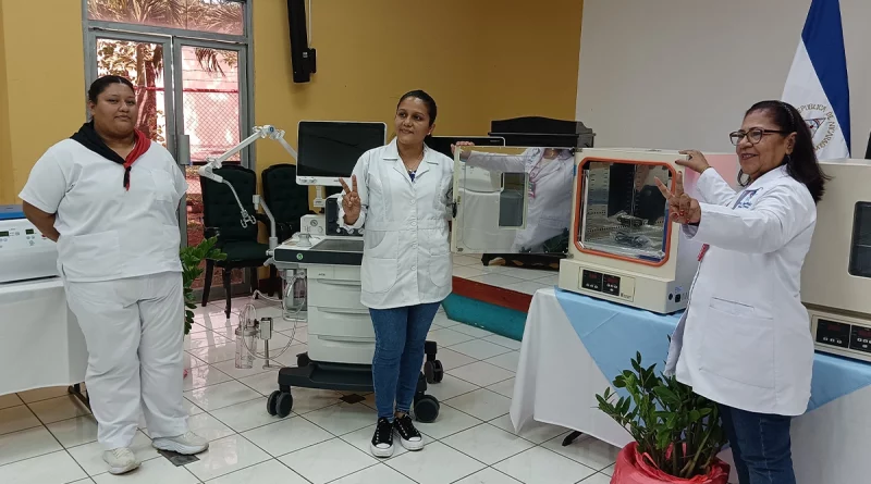 minsa, hospital la mascota, equipos medicos, nicaragua,
