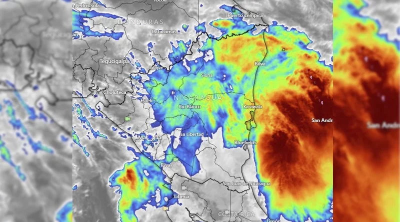 clima. ineter, nicaragua, lluvias, tormentas electricas, onda tropical,