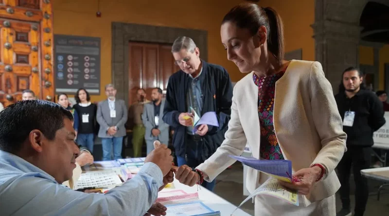 Presidenta de México, México, hace historia, voto popular, eligen, poder judicial, elección,