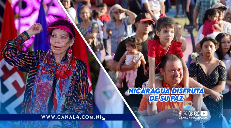 nicaragua, rosario murillo, actividades de fin de semana, paz, amor,