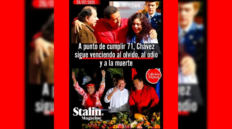 hugo chavez, 71 años del natalicio, venezuela, nicaragua, daniel ortega saavedra, rosario murillo, conmemoracion en nicaragua