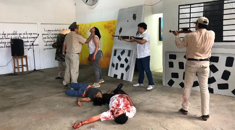 cultura, comandante julio buitrago, revolucion sandinista, nicaragua, obra teatral,