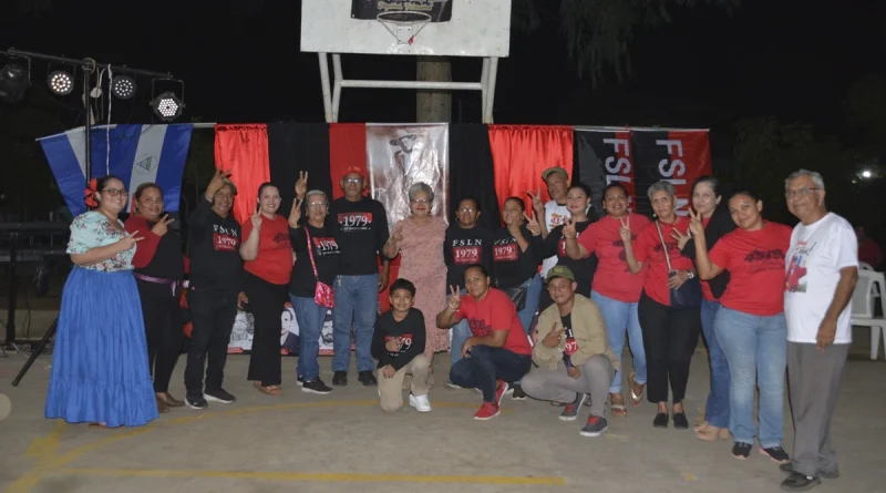 46/19, revolución sandinista, fsln, vigilia, chinandega, nicaragua