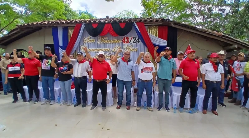 chinandega, nicaragua, revolucion sandinista, heroes y martires, san francisco del norte, aniversario,