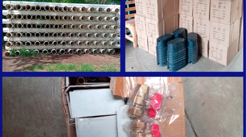 bodega central, enacal, nicaragua, gobierno de nicaragua, materiales, tuberías y accesorios