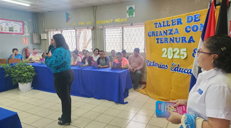 mined, nicaragua, taller, managua, educacion,