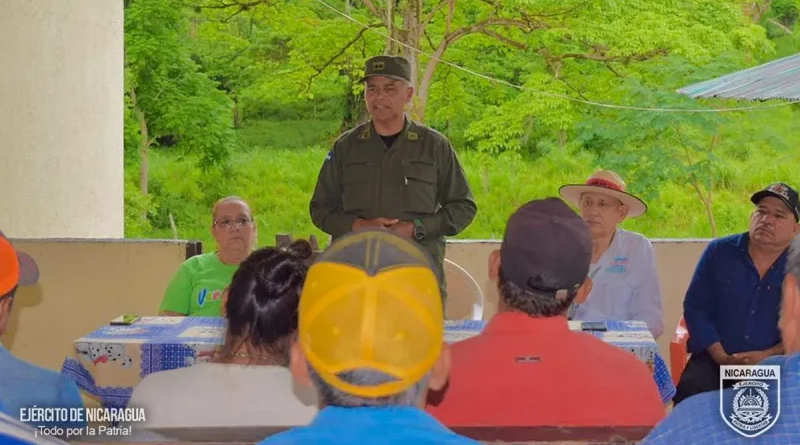 reunión, productores, Villa Sandino, Chontales, Ejército de Nicaragua,