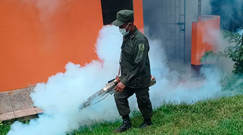 minsa, ejercito de nicaragua, jornada de abatización, jornada de fumigación, barrios de nueva guinea, costa caribe sur, nicaragua