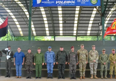 nicaragua, ejercito de nicaragua, campeonato de voleibol,