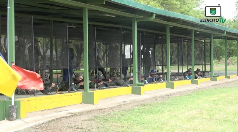 ejercito de nicaragua, ejercicio de tiro, chinandega,