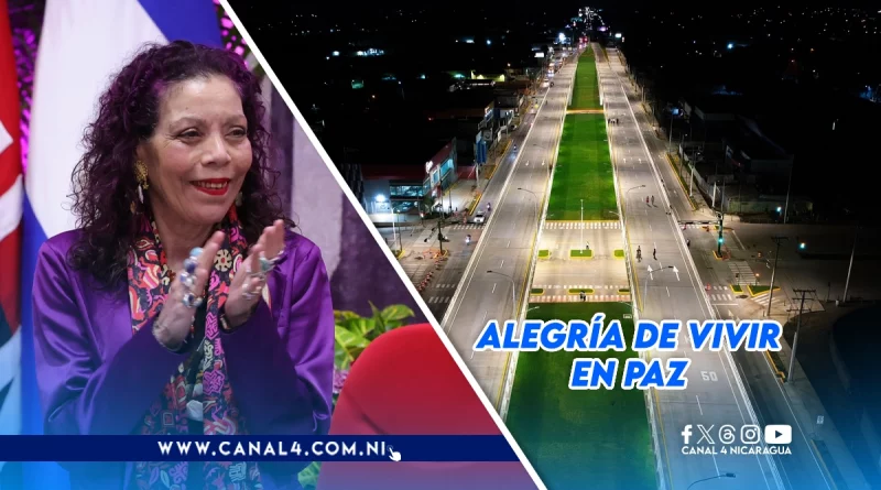nicaragua, rosario murillo, dia de la alegria, pista heroes de la insurreccion,
