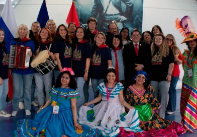 46/19, bailes culturales, jóvenes rusos, embajada de nicaragua en rusia, federación de rusia