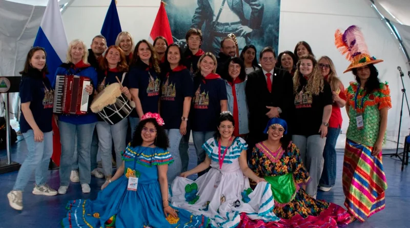 46/19, bailes culturales, jóvenes rusos, embajada de nicaragua en rusia, federación de rusia