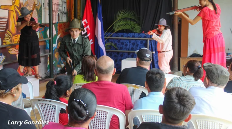 ocotal, nueva segovia, nicaragua, obra teatral, blanca arauz, adelante,