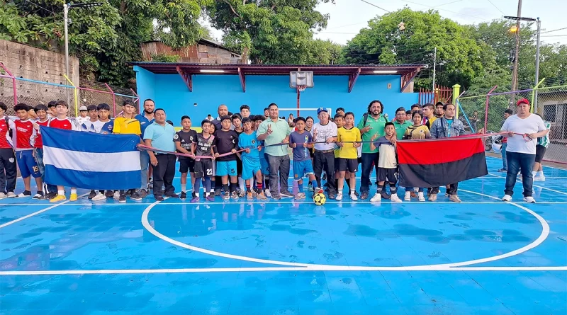 boaco, gobierno de nicaragua, cancha deportiva, mejoras,