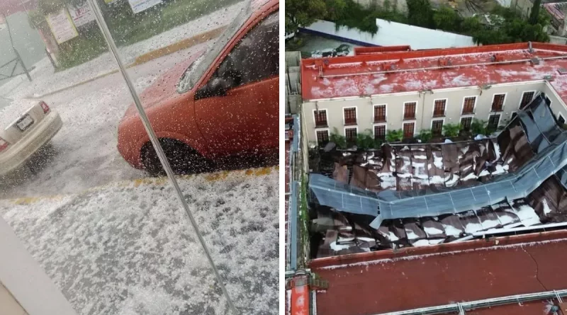 granizada, estados, México, lluvias, Tlaxcala, granizo,