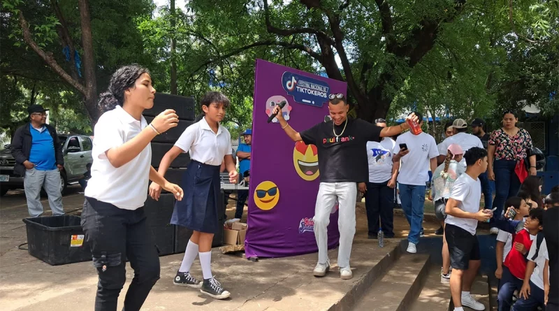 nicaragua, festival de tiktok, managua, estudiantes,