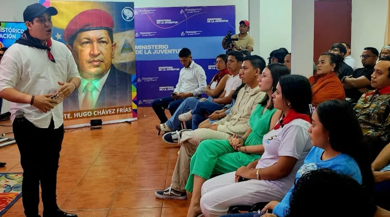 jovenes comunicadores, nicargau, gobierno d e nicragua, gobierno sandinista, comandante Hugo Chavez,