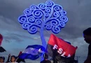 managua, arbol de la vida, juventud sandinista 19n de julio, gobierno de nicaragua, dia del estudiante,