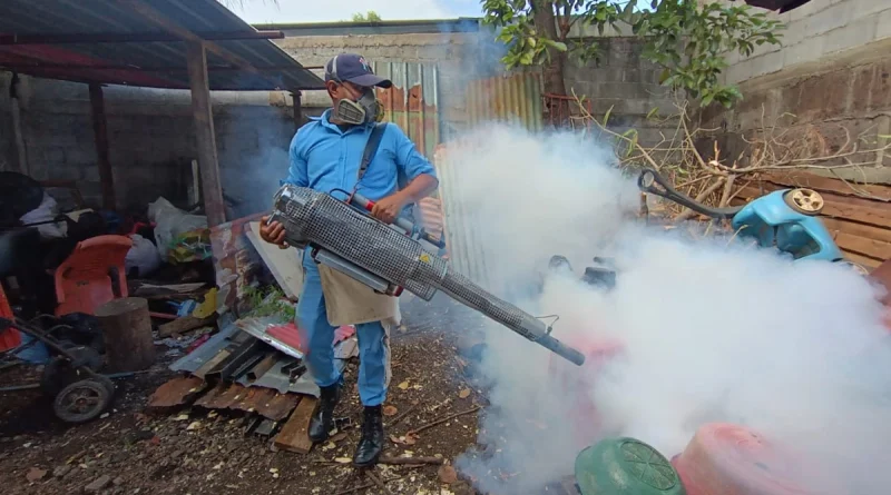 jornada de fumigación, minsa, managua, barrio carlos nuñez tellez, nicaragua