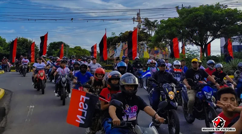 felicita, saluda, 46 aniversario, Triunfo de la Revolución Sandinista, 46/19, Nicaragua, Masaya, desborda, calles, alcaldesa de Masaya, Revista en vivo,